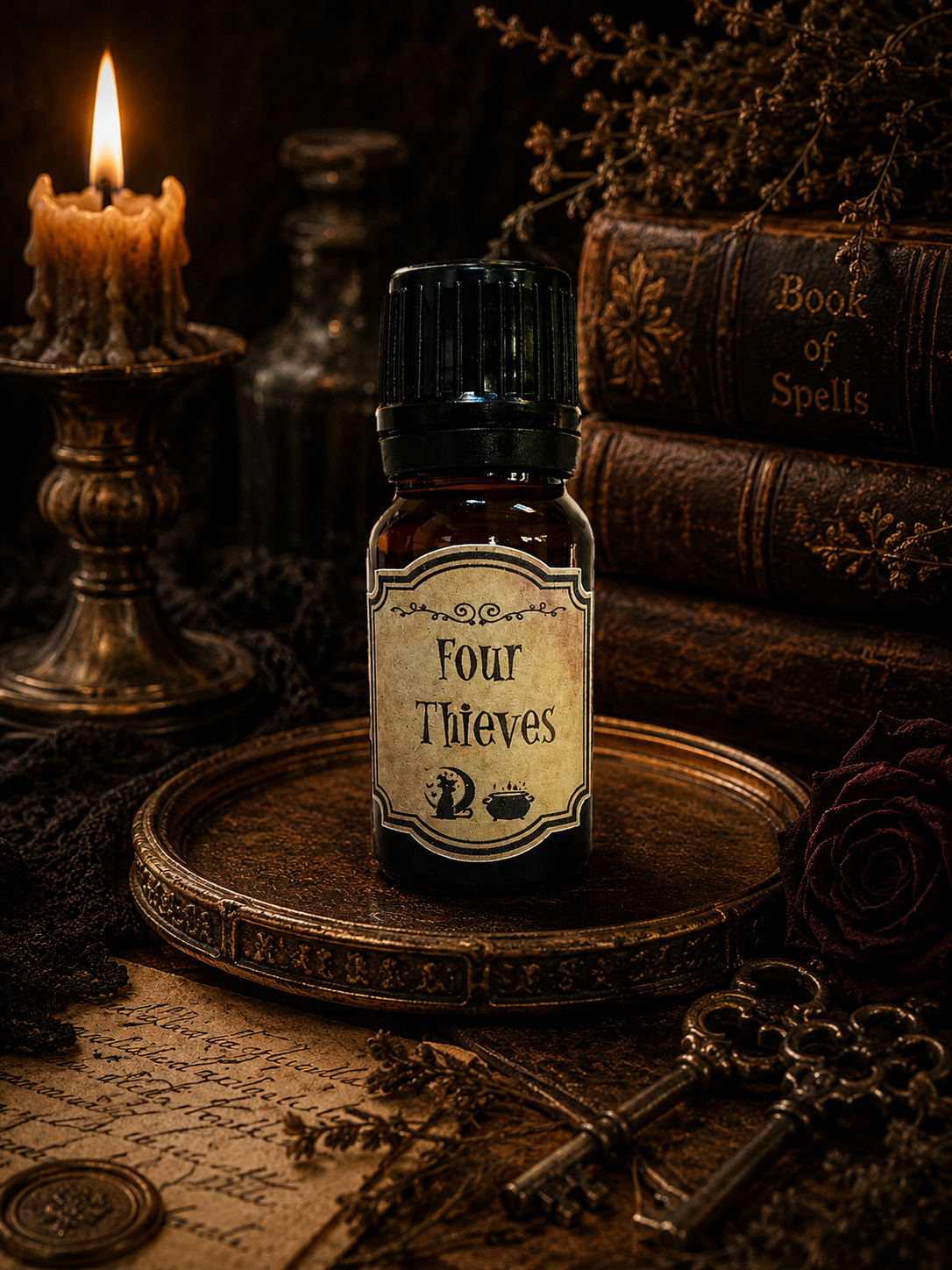 Four Thieves Protection Ritual Spell Oil