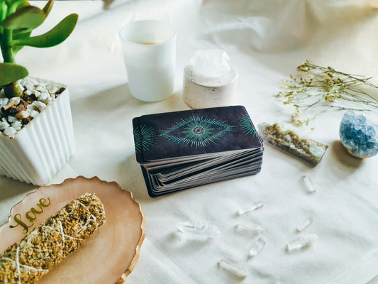 Intuitive Tarot Reading - Universe Guided - Reflection, clarity, and cosmic.